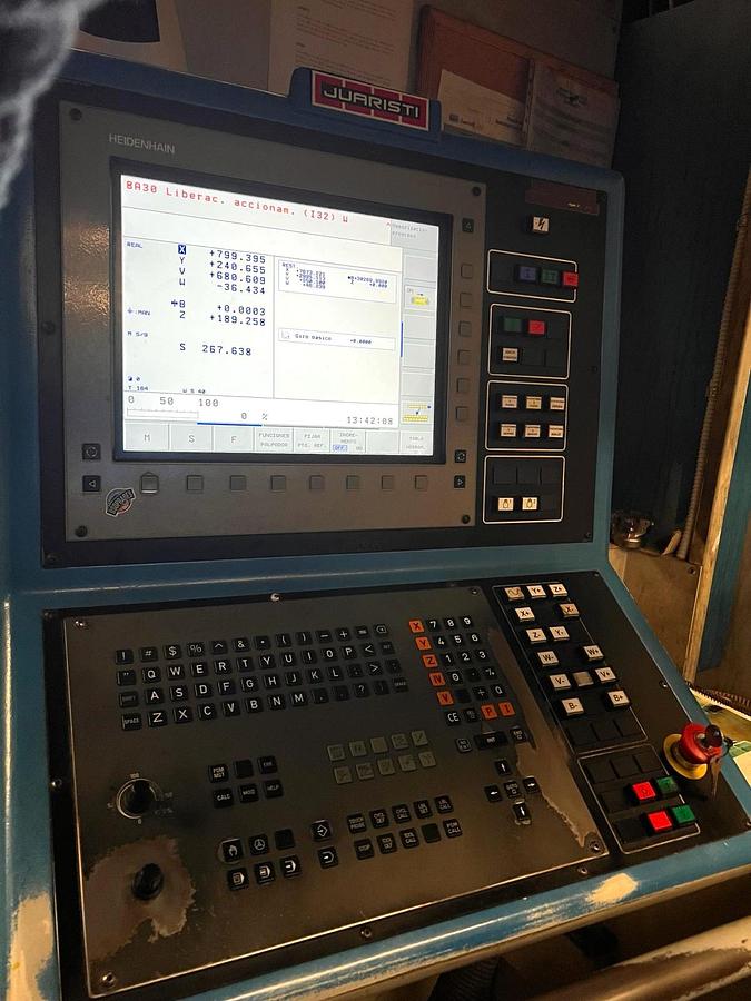 Used Borer Horizontal Floor Type Juaristi MX7-RAM