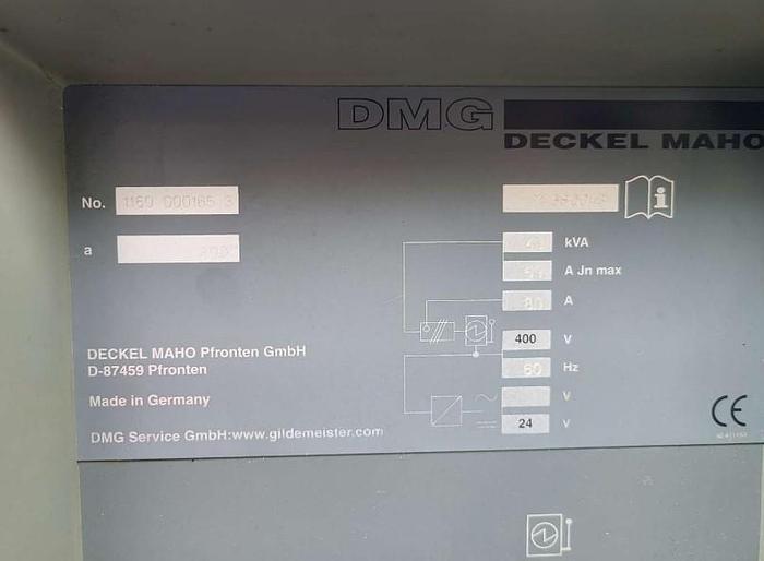 Used Machining Center Vertical Deckel Maho DMU100