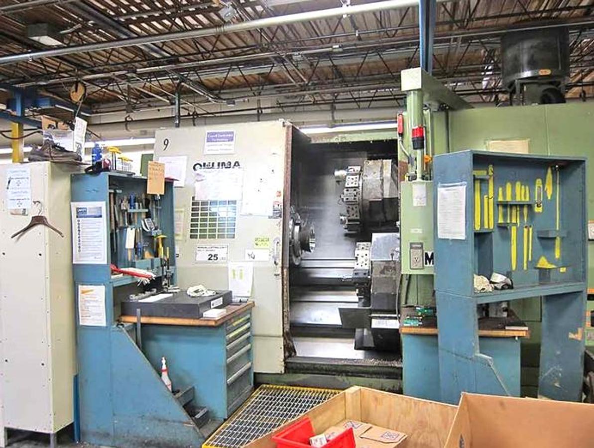 Used Lathe Vertical Turning CNC Okuma LU-35
