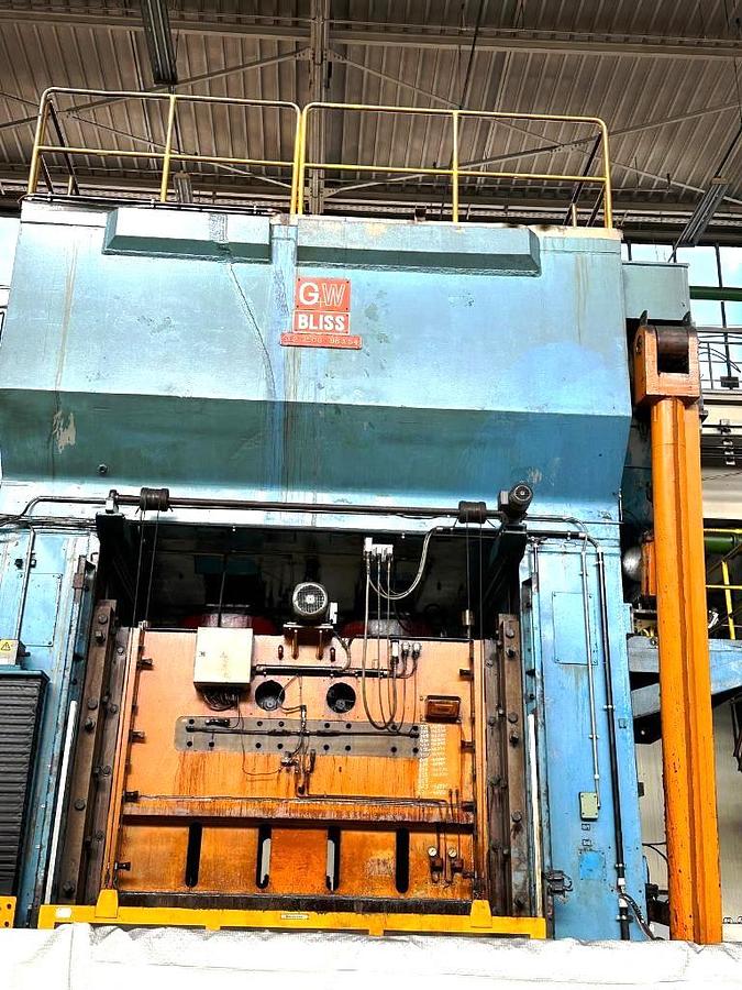 Refurbished 1500 tons Press Hot Forging Bliss SE2-1500-96x54 