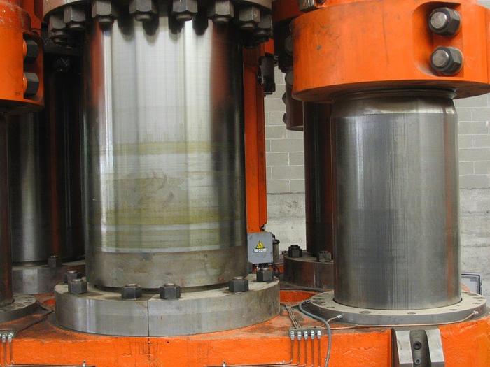 8500 tons Press Forging Open Die Hydraulic Hydromec HSF 8500-1650-500