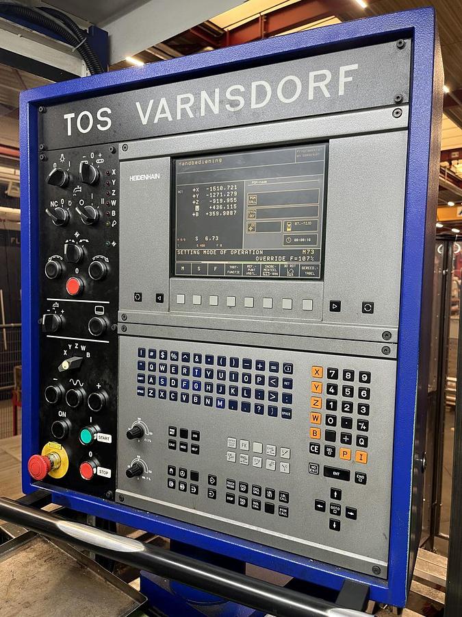 Used Borer Horizontal Table Type CNC Tos Varnsdorf WHN13