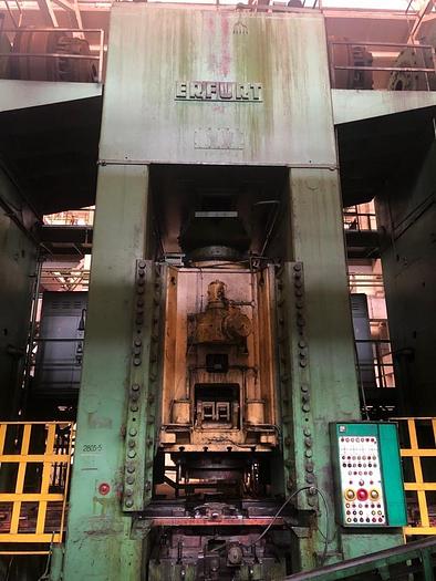 Used 1250 tons Press Trimming WMW Erfurt PKZ(I)1250/1600