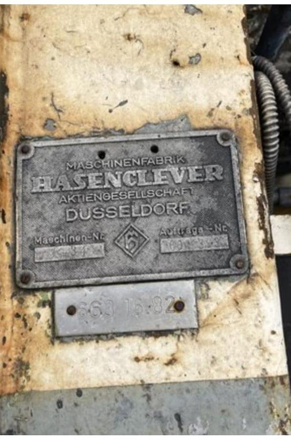 Used 630 tons Press Hot Forging Hasenclever