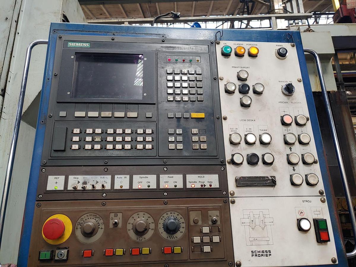 Used Lathe Vertical Turning CNC Schiess Froriep