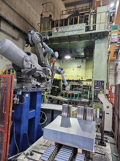 600 tons Sheet Stamping Line Mechanical Ssangyong 600-300-300-30