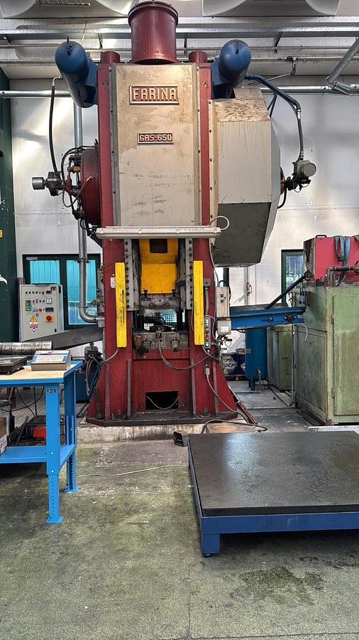 Used 650 tons Press Hot Forging Farina GAS650