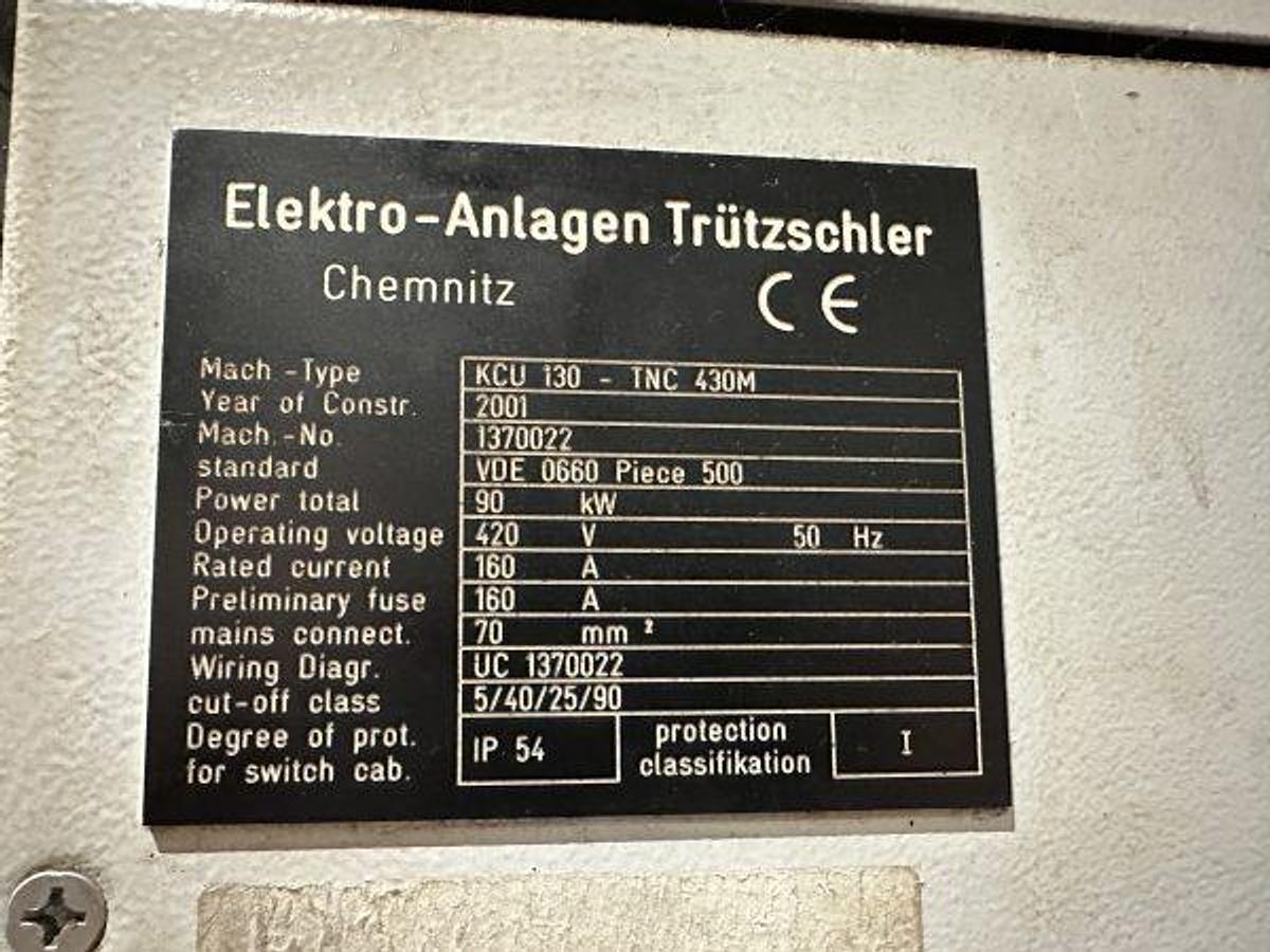 Used Borer Horizontal Table Type Union KCU-130