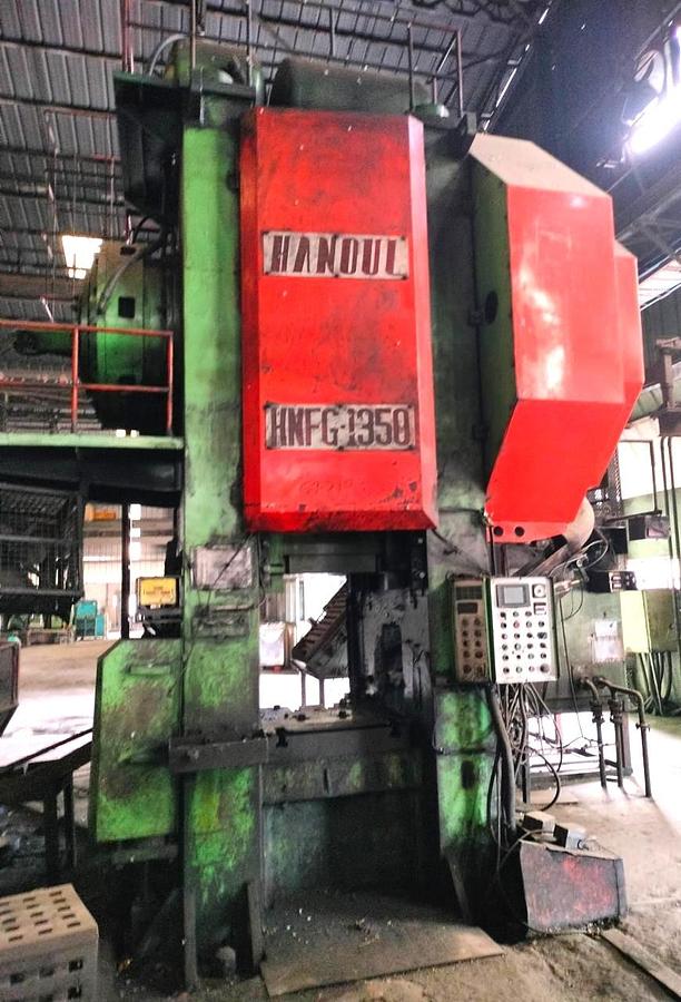 Used 1350 tons Press Hot Forging Hanoul HNFG-1350