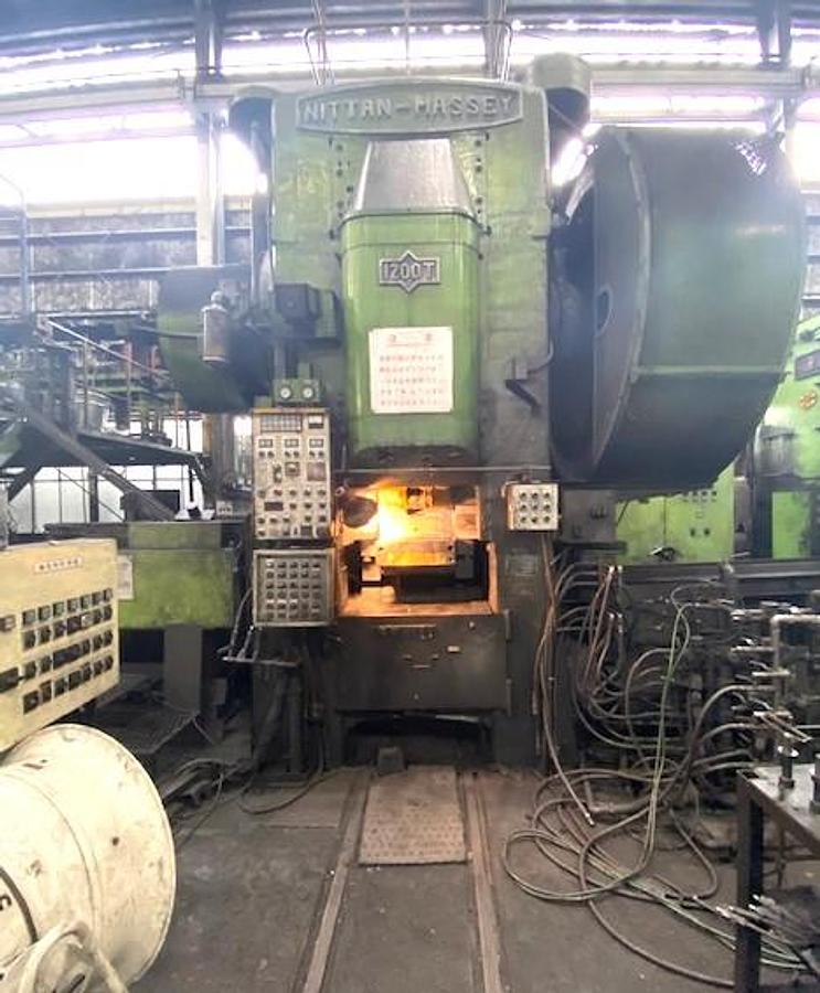 Used 1200 tons Hot Forging Line Nittan Massey