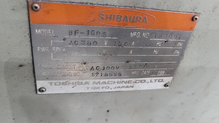 Used Borer Horizontal Table Type CNC Toshiba BF-160S