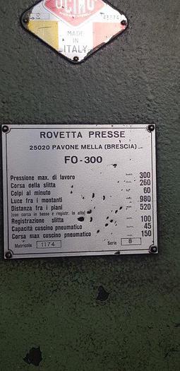 Used Press Hot Forging Rovetta