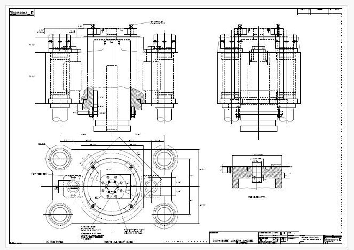 Used 3000 tons Press Forging Open Die Hydraulic Davy