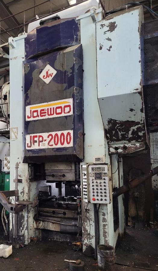 Used 2000 tons Hot Forging Line Jaewoo JFP-2000