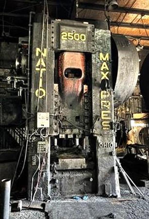 Refurbished 2500 tons Press Hot Forging National Maxipress