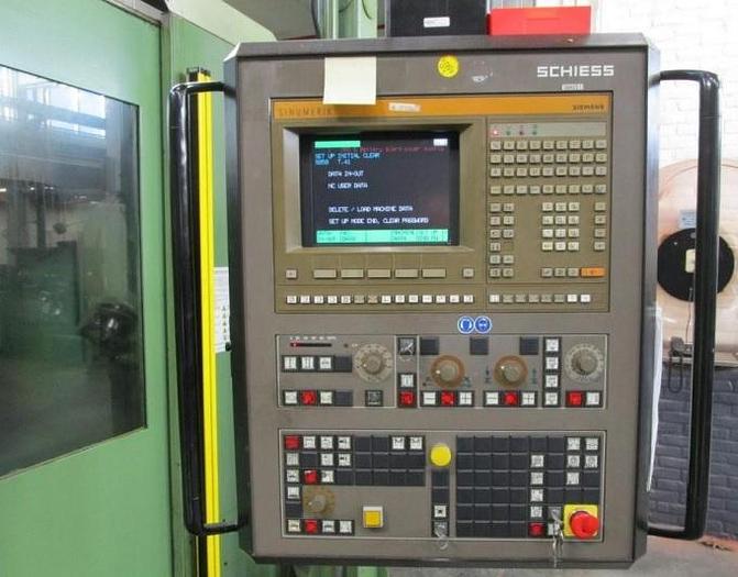 Used Lathe Vertical Turning CNC Schiess 16DS125