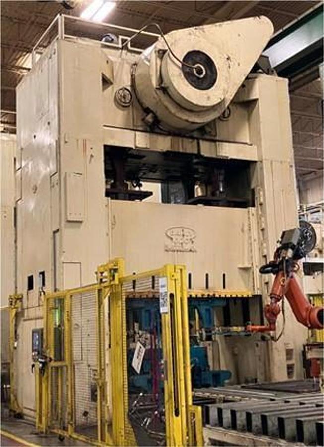 Used 800 tons Press Sheet Stamping Mechanical Danly S4-800-144-96