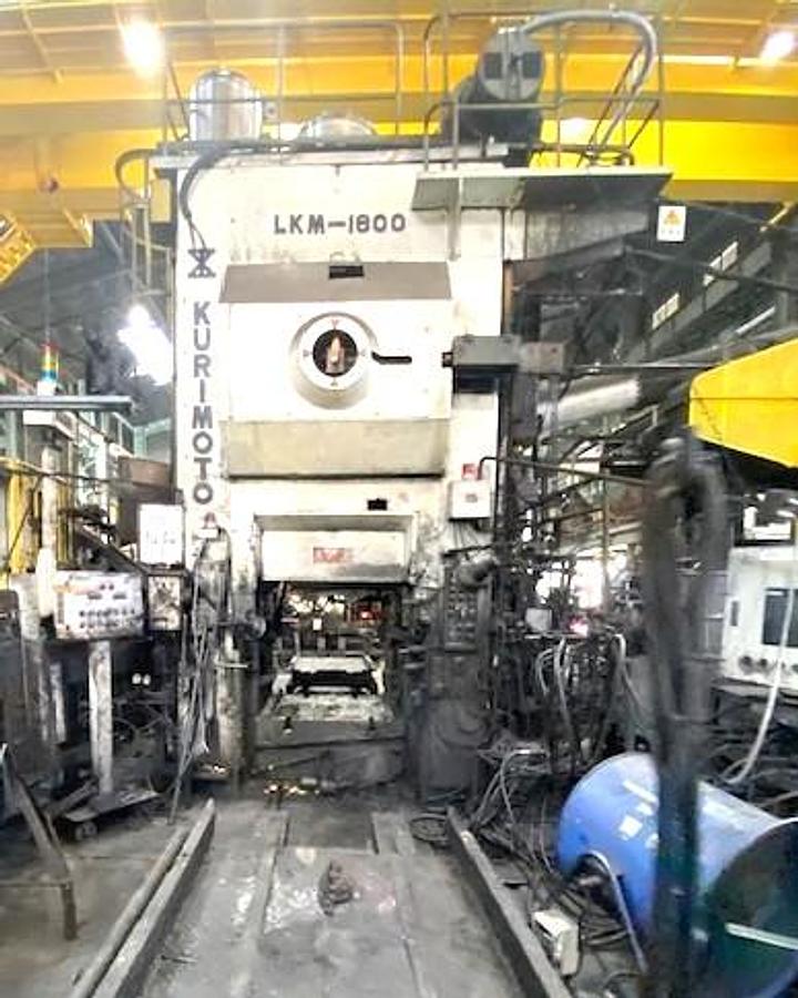 Used 1600 tons Hot Forging Line Kurimoto LKM1600