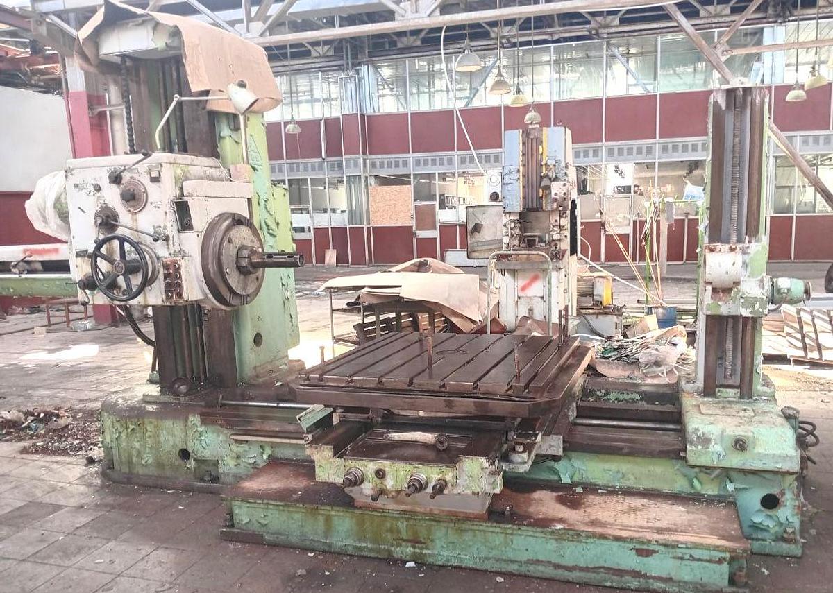 Used Borer Horizontal Table Type Tos W100