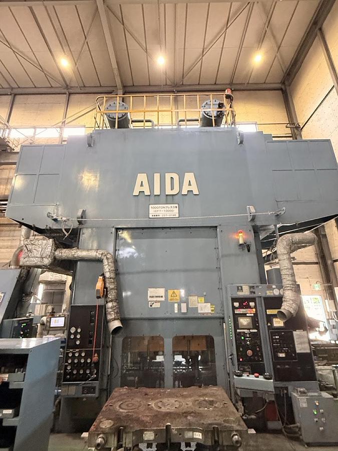 Used 1000 tons Press Cold Forging Aida CFT-1000