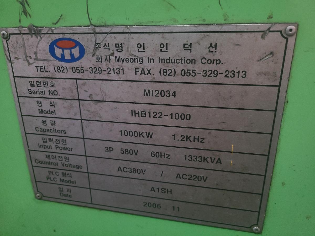 Used 2000 tons Hot Forging Line Jaewoo FP2000