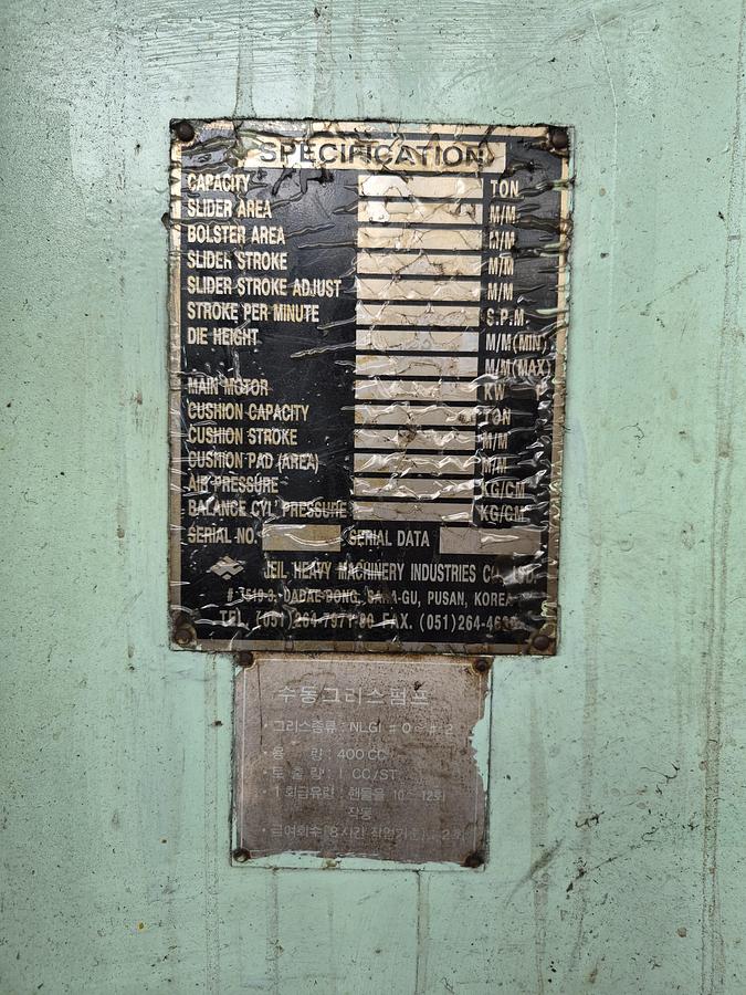 Used Sheet Stamping Line Mechanical 1200-600-300-300