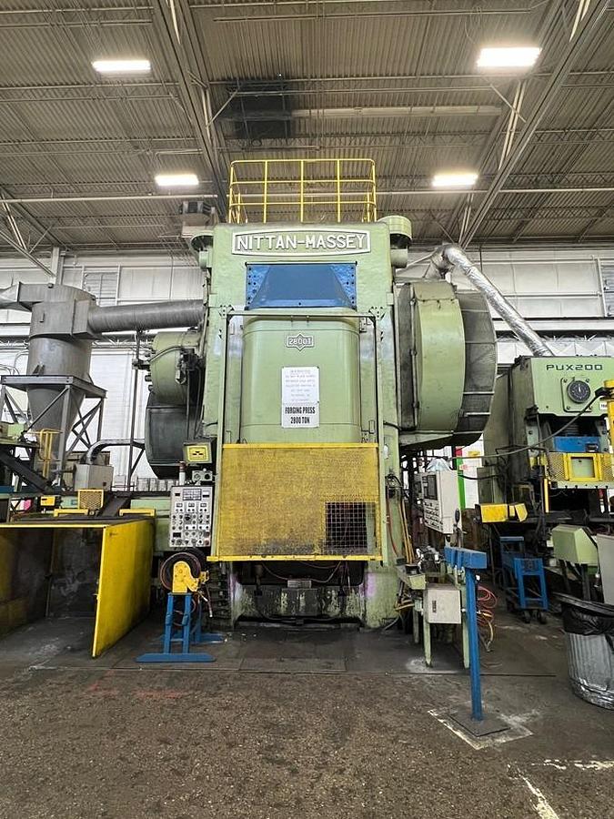 Used 1600 tons Press Hot Forging TMP Voronezh Russia KG8042