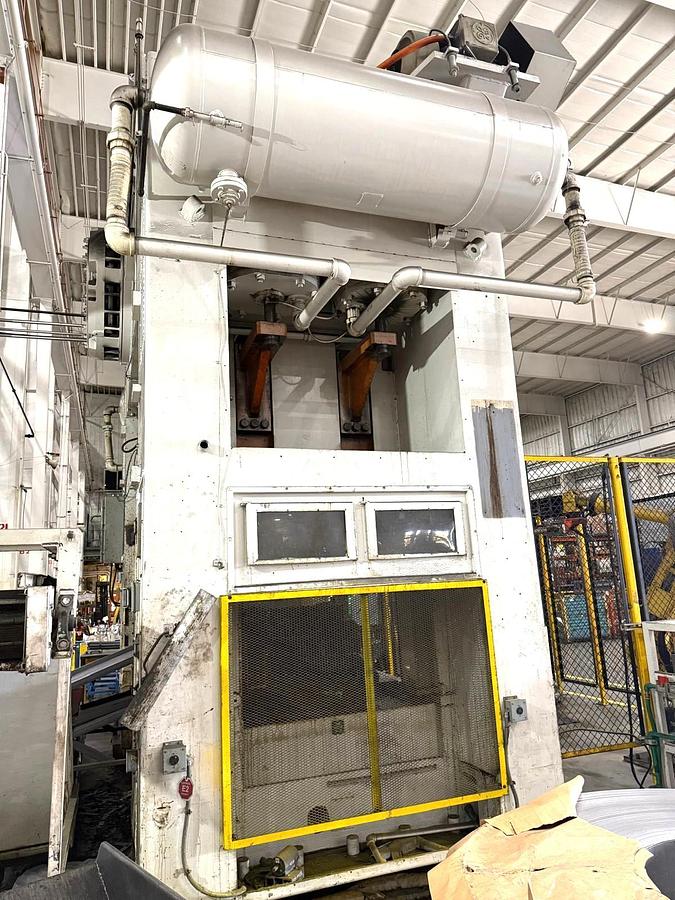 Used 600 tons Press Sheet Stamping Mechanical Danly S4600108 - 72