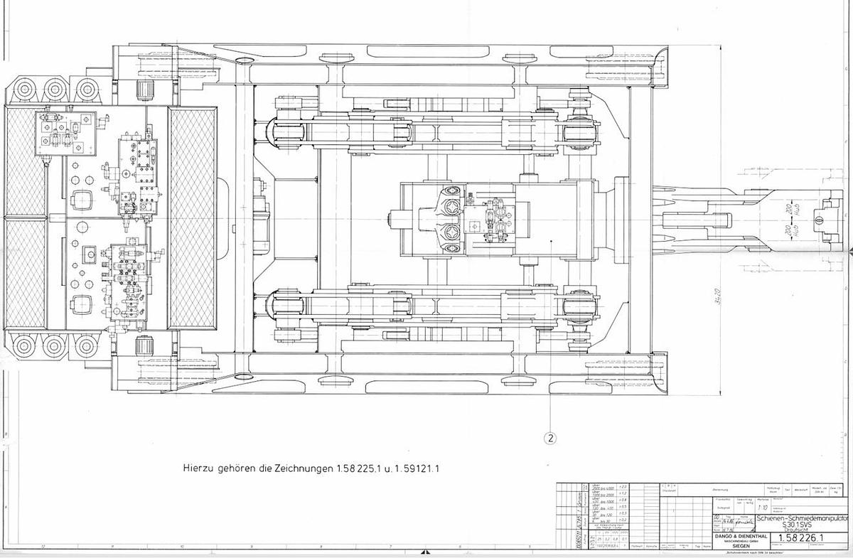 Used 12 tons Manipulator Dango & Dienenthal S30.1SVS