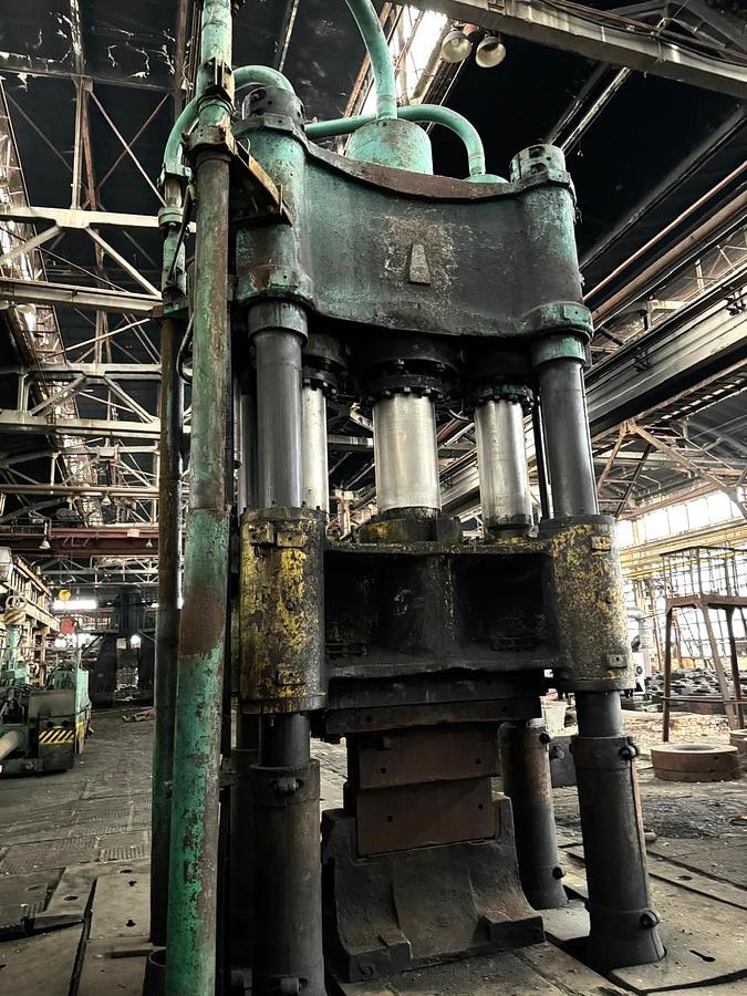 Used 1250 tons Press Forging Open Die Hydraulic Dnepropetrovsk PB1341