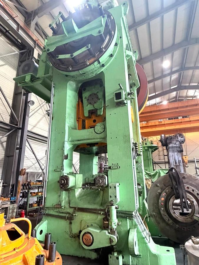 Refurbished 2500 tons Press Hot Forging Eumuco MP2500