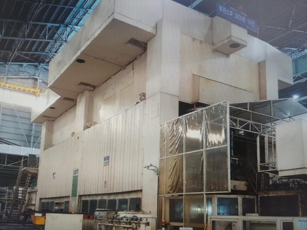 Used 3500 tons Transfer Press Line