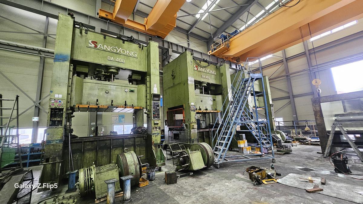 Sheet Stamping Line Mechanical Ssangyong 600-300-300-300