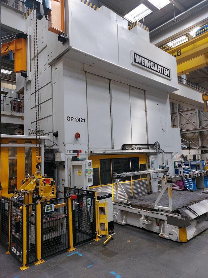 Used 1000 tons Press Sheet Stamping Mechanical Weingarten S1000-04-75