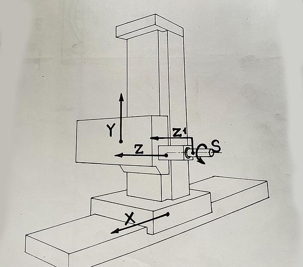 Used Borer Horizontal Floor Type CNC Ernault Somua Mobifor
