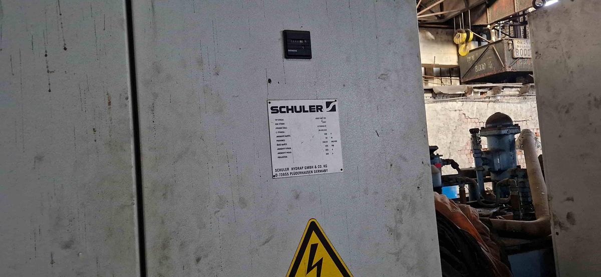 Used 800 tons Press Forging Open Die Hydraulic Schuler
