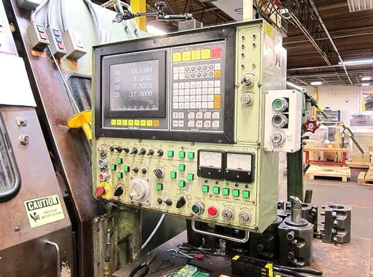 Used Lathe Vertical Turning CNC Okuma LC40-2ST