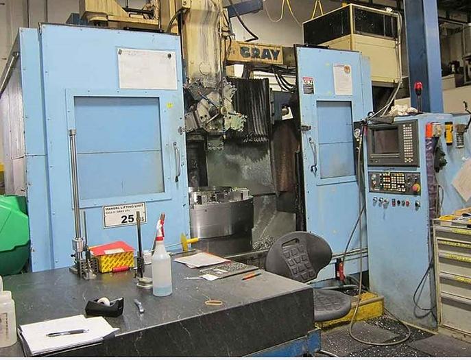 Used Lathe Vertical Turning CNC Gray lRM