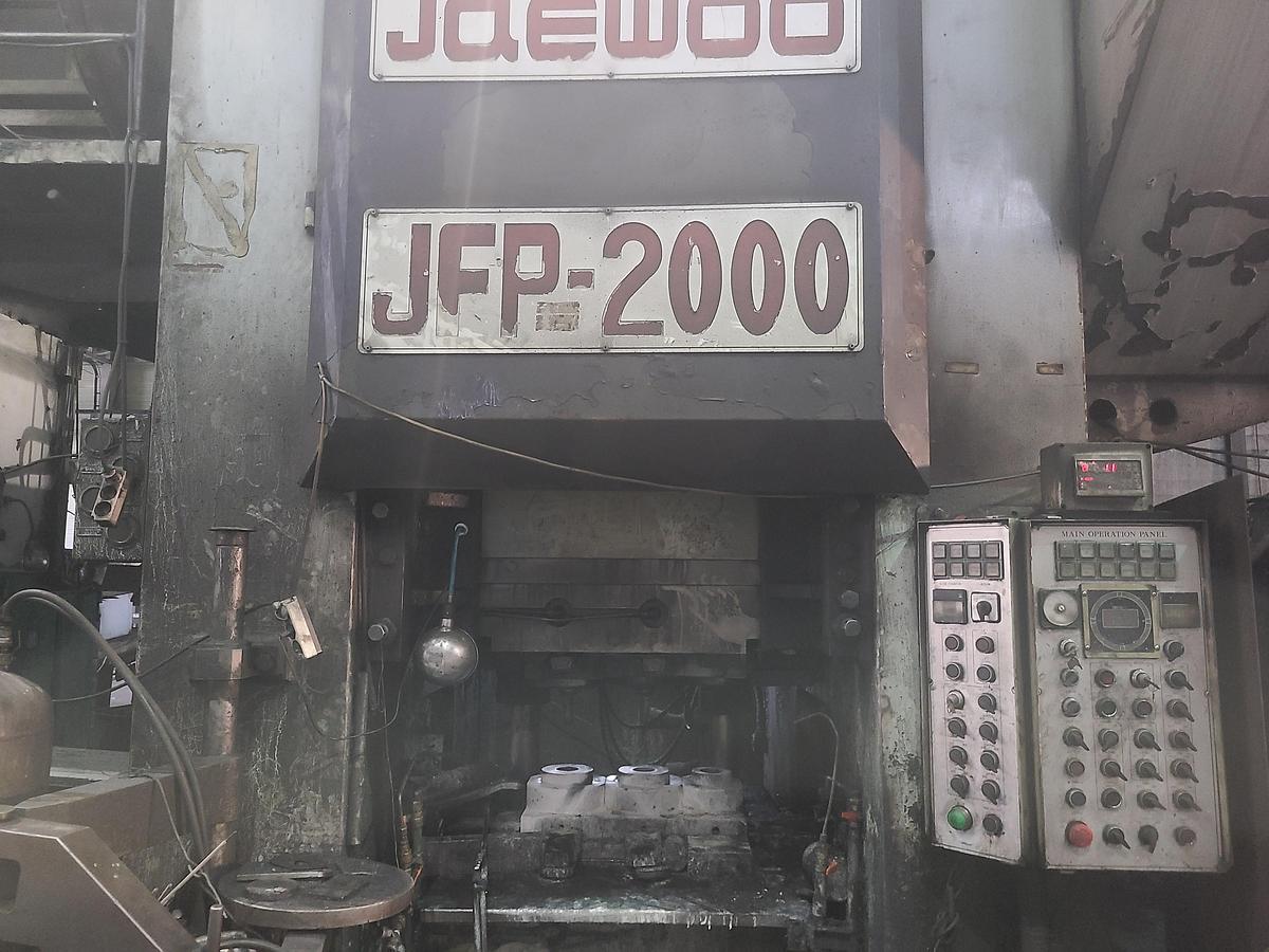 Used 2000 tons Hot Forging Line Jaewoo FP2000