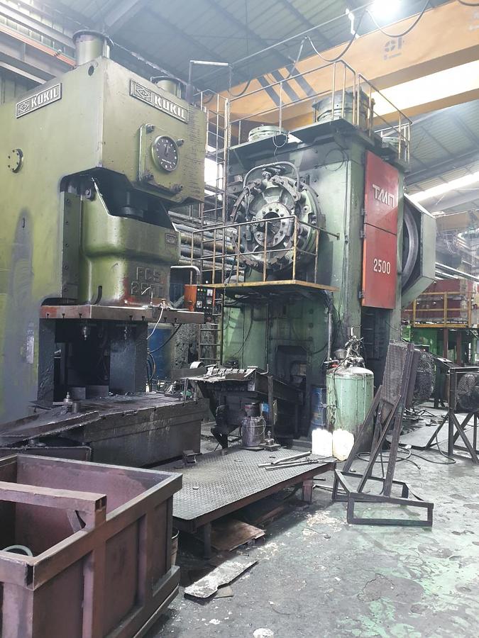 Used 2500 tons Press Hot Forging TMP Voronezh Russia KB8544