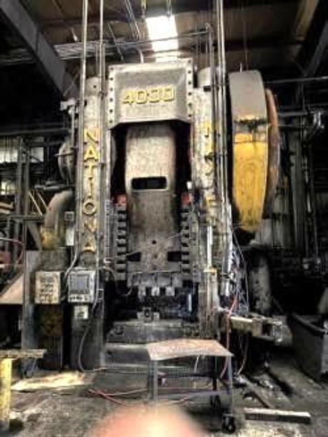 Used 4000 tons Press Hot Forging National Maxipress