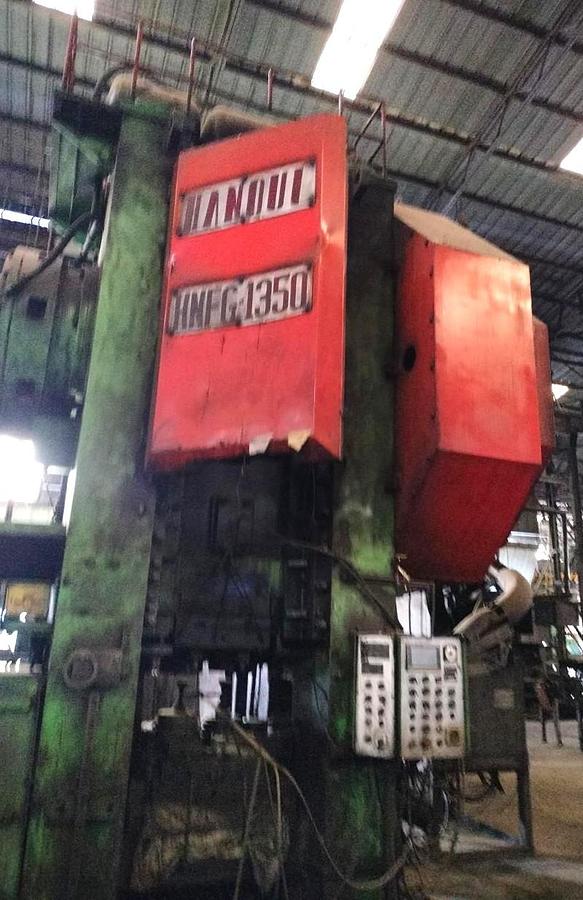 Used 1350 tons Press Hot Forging Hanoul HNFG-1350
