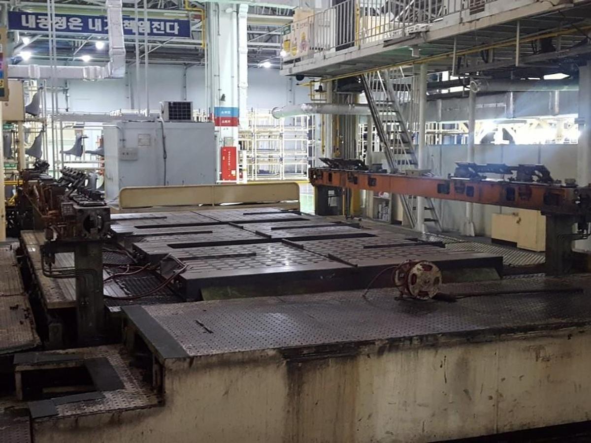 Used 3500 tons Transfer Press Line