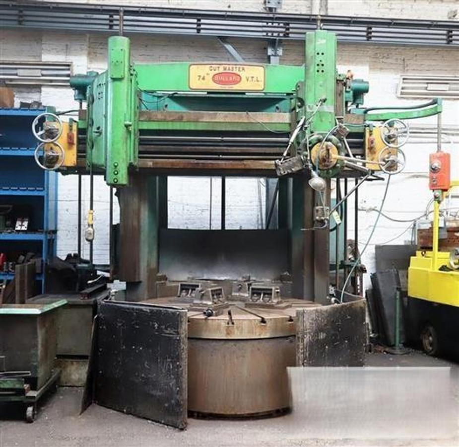 Used Lathe Vertical Turning Bullard 74-CutMaster