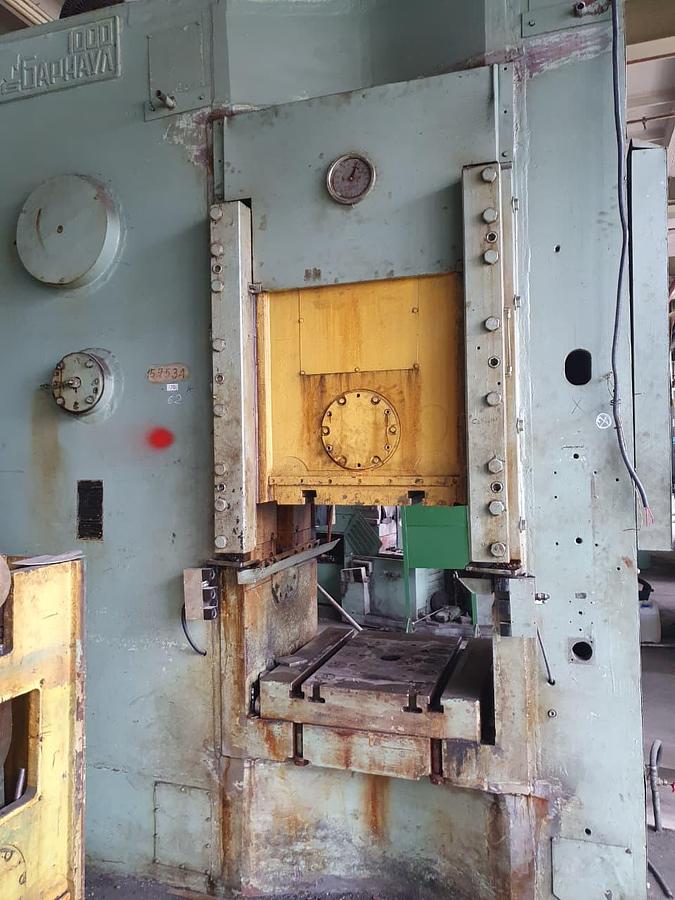 Used 1000 tons Press Knuckle Joint Coining Barnaul KB8340