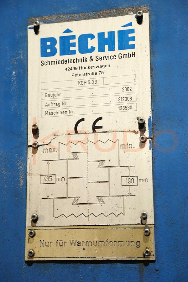 Used 2002 Beche KGH5B