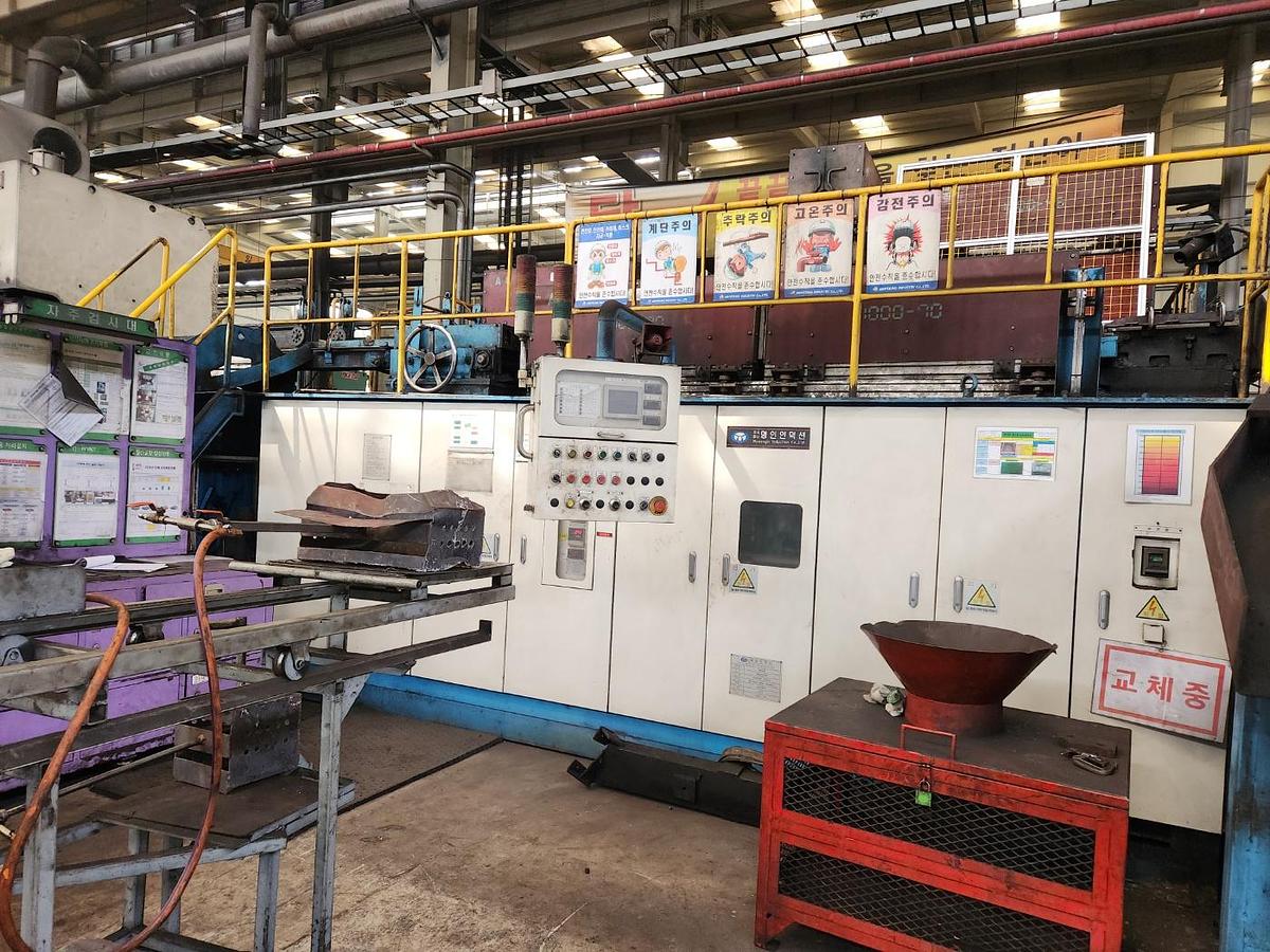 Used 2000 tons Hot Forging Line Jaewoo (J&H) FP2000