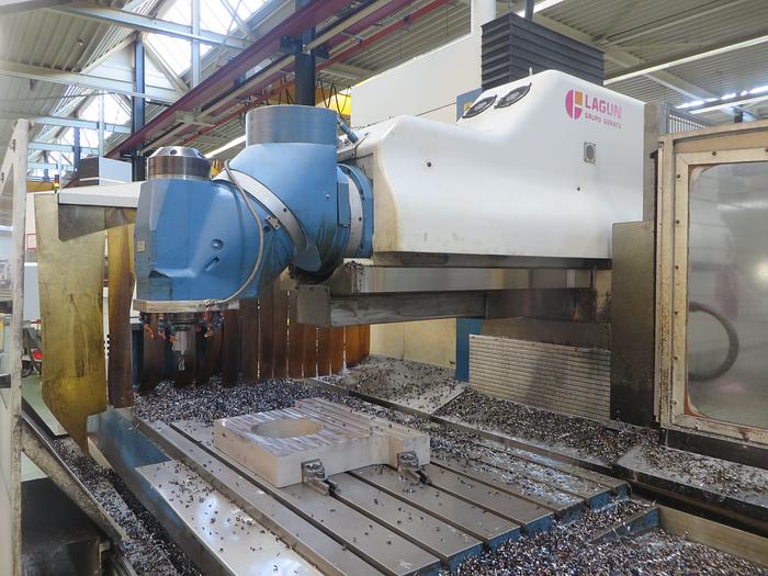 Used Milling Bed Type CNC Lagun GBM32