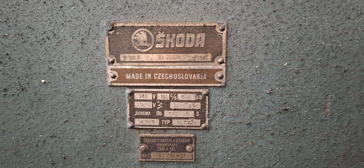 Used Borer Horizontal Ram Type CNC Skoda W160H