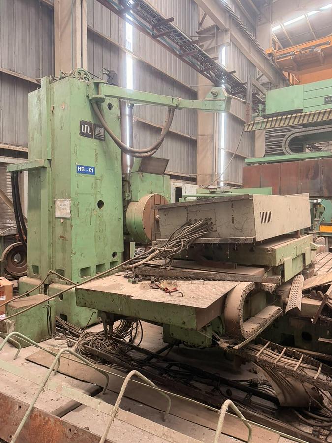 Used Borer Horizontal Table Type WMW Union BFT110/6